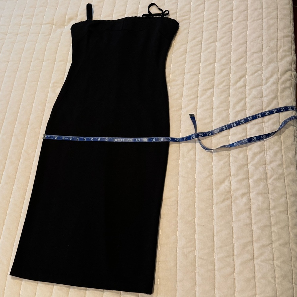Vintage Dolce & Gabbana Black Dress with Gold Zipper - Picture 12 of 15